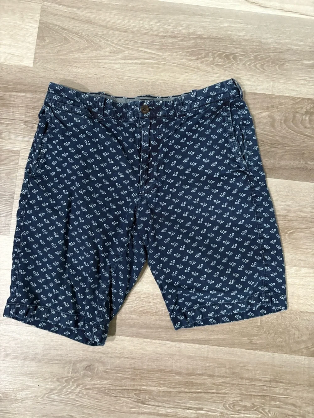 J.Crew Men's Navy Patterned Casual Shorts